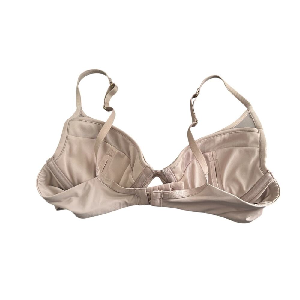 Thirdove Uplift Plunge Bra Mesh Taupe Beige 34B - Picture 3 of 4